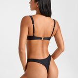FLORA Bikini Top - Black