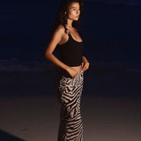 BELLA Maxi Skirt - Zebra