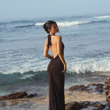 OLIVIA Shell Dress - Dark Chocolate