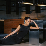 ISABEL Multiway Wrap Dress - Black