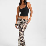 BELLA Maxi Skirt - Zebra